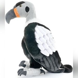 Realistic California Condor Plush - 17.5" Large Vulture Stuffed Animal